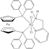 Dichloro[1,1’-bis(diphenylphosphino)ferrocene](2-aminomethylpyridine)ruthenium(II) RuCl2(AMPY)(DPPF)