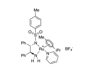 {[(1R,2R)-2-Amino-1,2-diphenylethyl](4-toluenesulfonyl)amido}(p-cymene)(pyridine)ruthenium(II) tetrafluoroborate, min. 97%