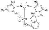 Tricyclohexylphosphine[3-phenyl-1H-inden-1-ylidene][1,3-bis(2,4,6-trimethylphenyl)-4,5-dihydroimidazol-2-ylidene]ruthenium(II) dichloride, min. 95%