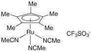 Tris(acetonitrile)pentamethylcyclopentadienylruthenium(II) trifluoromethanesulfonate, min. 98%
