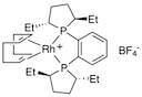 (-)-1,2-Bis((2R,5R)-2,5-diethylphospholano)benzene(1,5-cyclooctadiene)rhodium(I) tetrafluoroborate, 98+% (R,R)-Et-DUPHOS-Rh