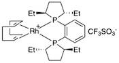 (+)-1,2-Bis((2S,5S)-2,5-diethylphospholano)benzene(1,5-cyclooctadiene)rhodium(I) trifluoromethanesulfonate, 98+% (S,S)-Et-DUPHOS-Rh