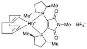 (-)-2,3-Bis[(2R,5R)-2,5-dimethylphospholanyl]-1-methyl-1H-pyrrole-2,5-dione(1,5-cyclooctadiene)rhodium(I) tetrafluoroborate, min. 97% [catASium® MN(R)Rh]