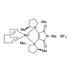 (+)-2,3-Bis[(2S,5S)-2,5-dimethylphospholanyl]-1-methyl-1H-pyrrole-2,5-dione(1,5-cyclooctadiene)rhodium(I) tetrafluoroborate, min. 98% [catASium® MN(S)Rh]