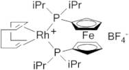 1,1'-Bis(di-i-propylphosphino)ferrocene(1,5-cyclooctadiene)rhodium(I) tetrafluoroborate, min. 98%