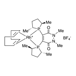(-)-4,5-Bis[(2R,5R)-2,5-dimethylphospholanyl](1,2-dimethyl-1,2-dihydropyridazine-3,6-dione)(1,5-cyclooctadiene)rhodium(I) tetrafluoroborate, min. 95% [catASium® MNN(R)Rh]