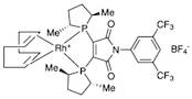 (-)-2,3-Bis[(2R,5R)-2,5-dimethylphospholanyl]-1-[3,5-bis(trifluoromethyl)phenyl]-1H-pyrrole-2,5-dione(1,5-cyclooctadiene)rhodium(I) tetrafluoroborate, min. 97% [catASium® MNXylF(R)Rh]
