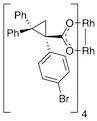 Tetrakis[(S)-(+)-[(1S)-1-(4-bromophenyl)-2,2-diphenylcyclopropanecarboxylato]dirhodium(II) Rh₂(S...