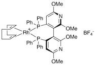 (S)-(-)-2,2',6,6'-Tetramethoxy-4,4'-bis(diphenylphosphino)-3,3'-bipyridine(1,5-cyclooctadiene)rhodium(I) tetrafluoroborate, min. 97%