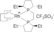 1,2-Bis((2S,5S)-2,5-diethylphospholano)ethane(cyclooctadiene)rhodium(I) trifluoromethanesulfonate