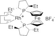 1,1’-Bis((2R,5R)-2,5-diethylphospholano)ferrocene(cyclooctadiene)rhodium(I) tetrafluoroborate