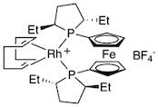 1,1’-Bis((2S,5S)-2,5-diethylphospholano)ferrocene(cyclooctadiene)rhodium(I) tetrafluoroborate