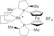 1,1’-Bis((2R,5R)-2,5-dimethylphospholano)ferrocene(cyclooctadiene)rhodium(I) tetrafluoroborate