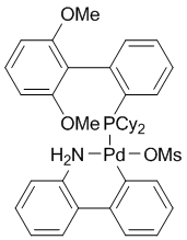 Methanesulfonato(2-dicyclohexylphosphino-2',6'-dimethoxy-1,1'-biphenyl)(2'-amino-1,1'-biphenyl-2-yl)palladium(II) dichloromethane adduct min. 98% [SPhos Palladacycle Gen. 3]