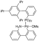 Methanesulfonato(2-dicyclohexylphosphino-2',4',6'-tri-i-propyl-1,1'-biphenyl)(2'-amino-1,1'-biphenyl-2-yl)palladium(II) dichloromethane adduct, min. 98% [Xphos Palladacycle Gen. 3]