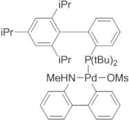 Methanesulfonato(2-di-t-butylphosphino-2',4',6'-tri-i-propyl-1,1'-biphenyl)(2'-methylamino-1,1'-biphenyl-2-yl)palladium(II) dichloromethane adduct, min. 98% [t-BuXphos Palladacycle Gen. 4]