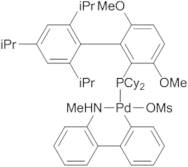 Methanesulfonato(2-dicyclohexylphosphino-3,6-dimethoxy-2',4',6'-tri-i-propyl-1,1'-biphenyl)(2'-methylamino-1,1'-biphenyl-2-yl)palladium(II), min. 98% [BrettPhos Palladacycle Gen. 4]