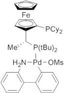Methanesulfonato{(R)-(-)-1-[(S)-2-(dicyclohexylphosphino)ferrocenyl]ethyldi-t-butylphosphine}(2'-amino-1,1'-biphenyl-2-yl)palladium(II), min. 98% [Josiphos Palladacycle Gen. 3]