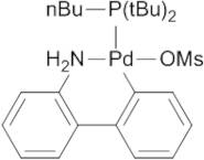 Methanesulfonato[di-t-butyl(n-butyl)phosphine](2'-amino-1,1'-biphenyl-2-yl)palladium(II) dichloromethane adduct, min. 98% [P(t-Bu)2(n-Bu) Palladacycle Gen. 3]