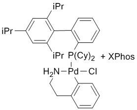 Chloro{[X-Phos][2-(2-aminoethylphenyl]palladium(II)}/[X-Phos] admixture (molar PdP/P = 1:1)