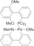 Methanesulfonato(2-dicyclohexylphosphino-2',6'-dimethoxy-1,1'-biphenyl)(2'-methylamino-1,1'-biphenyl-2-yl)palladium(II) dichloromethane adduct min. 98% [SPhos Palladacycle Gen. 4]