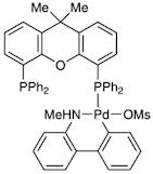 Methanesulfonato[9,9-dimethyl-4,5-bis(diphenylphosphino)xanthene](2'-methylamino-1,1'-biphenyl-2-yl)palladium(II), 98% [Xantphos Palladacycle Gen. 4]
