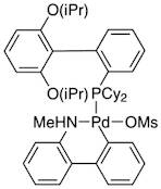 Methanesulfonato(2-dicyclohexylphosphino-2',6'-di-i-propoxy-1,1'-biphenyl)(2'-methylamino-1,1'-biphenyl-2-yl)palladium(II), min. 98% [RuPhos Palladacycle Gen. 4]