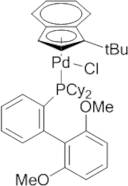 Chloro(1-t-butylindenyl)[2-(dicyclohexylphosphino)-2',6'-dimethoxy-1,1'-biphenyl]palladium(II)