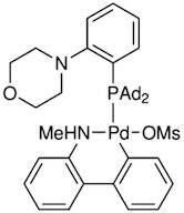 Methanesulfonato{N-[2-(di-1-adamantylphosphino)phenyl]morpholine}(2'-methylamino-1,1'-biphenyl-2-yl)palladium(II) dichloromethane adduct, min. 98% MorDalphos Palladacycle Gen. 4
