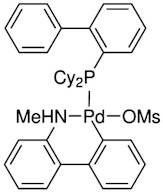 Methanesulfonato(2-dicyclohexylphosphino-1,1'-biphenyl)(2'-methylamino-1,1-biphenyl-2-yl)]palladium(II) dichloromethane adduct, min. 98% CyJohnphos Palladacycle Gen. 4