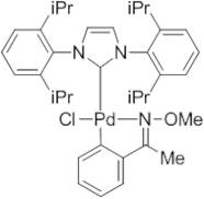 Chloro{2-[1-(N-methoxy)iminoethyl]phenyl}{[1,3-bis(2,6-di-i-propylphenyl]imidzole-2-ylidene}pallad…