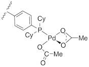 Di(acetato)dicyclohexyl­phenylphosphinepalladium (II) (~5% Pd) polymer-bound FibreCat™