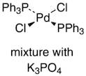 trans-Dichlorobis(triphenylphosphine)palladium(II)/potassium phosphate admixture [CatKit single-use vials - 6.32 wt% Pd complex]