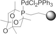 Triphenylphosphinepalladium(II) dichloride phosphaadamantane ethyl Silica (PhosphonicS PAPd1r)