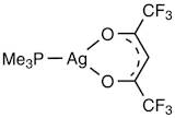 Trimethylphosphine(hexafluoroacetylacetonato)silver(I), 99% (99.9%-Ag)