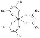 Tris(2,2,6,6-tetramethyl-3,5-heptanedionato)neodymium(III), 99% (99.9%-Nd) (REO) [Nd(TMHD)3]
