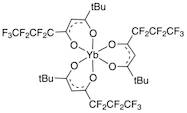 Tris(6,6,7,7,8,8,8-heptafluoro-2,2-dimethyl-3,5-octanedionate)ytterbium(III), 99% (99.9%-Yb) (REO) [Yb(FOD)3]