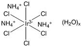 Ammonium hexachloroiridate(III) hydrate (~39% Ir)