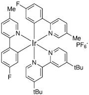 [4,4'-Bis(1,1-dimethylethyl)-2,2'-bipyridine-κN,κN]bis[5-fluoro-2-(5-methyl-2-pyridinyl-κN)phenyl-κC]iridium hexafluorophosphate, 98%