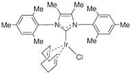 Chloro(1,5-cyclooctadiene)[4,5-dimethyl-1,3-bis(2,4,6-trimethylphenyl)imidazol-2-ylidene] iridium(I), min. 98%