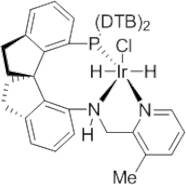Chlorodihydrido{(R)-(+)-7-Bis(3,5-di-t-butylphenyl)phosphino-7'-[(3-methylpyridine-2-ylmethyl)amino]-2,2',3,3'-tetrahydro-1,1'-spirobiindane}iridium(III), >97% (>99% ee) Ir-(R)-DTB-SpiroPAP-3-Me