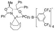 ((4S,5S)-(-)-O-[1-Benzyl-1-(5-methyl-2-phenyl-4,5-dihydrooxazol-4-yl)-2-phenylethyl]-dicyclohexylphosphinite)(1,5-COD)iridium(I) tetrakis(3,5-bis(trifluoromethyl)phenylborate, min. 97% (S,S)-[COD]Ir[cy2PThrePHOX]