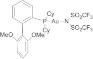 Bis(trifluoromethanesulfonyl)imide(2-dicyclohexylphosphino-2',6'-dimethoxy-1,1'-biphenyl)gold(I), 98%