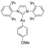 [1,3-Bis(2,6-di-isopropylphenyl)imidazol-2-ylidene]methoxyphenylgold(I). 98+%