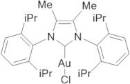 Chloro{1,3-bis[2,6-bis(1-methylethyl)phenyl]-1,3-dihydro-4,5-dimethyl-2H-imidazol-2-ylidene}gold(I), 98% IPrMeAuCl