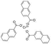 Chromium (III) naphthenate, ~30% in mineral spirits (2% Cr)