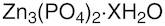 Zinc phosphate hydrate