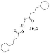 Zinc cyclohexanebutyrate dihydrate (AAS)