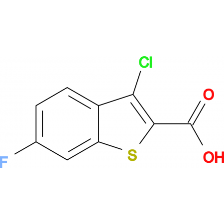 CAS: 34576-92-6 - 3-chloro-6-fluoro-1-benzothiophene-2-carboxylic acid