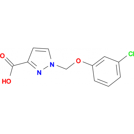 1-(3-Chloro-phenoxymethyl)-1 H -pyrazole-3-carboxylic acid
